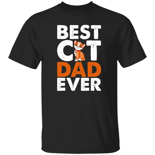 Dad Cat Lover, Best Cat Dad Ever, Best Cute Cat, Love Kitten Gift Unisex T-Shirt