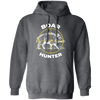 Boar Hunter, Wild Animal Hunter, Boar Lover, Retro Boar Pullover Hoodie