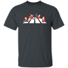 Santa Xmas, Santa Cross The Road, Cross On A Street Unisex T-Shirt