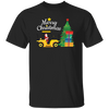 Merry Christmas, Santa Drive Tractor, Farmer Xmas Unisex T-Shirt