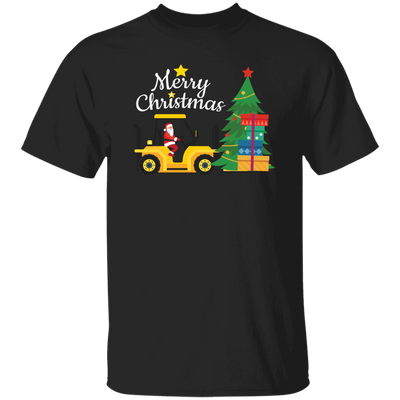 Merry Christmas, Santa Drive Tractor, Farmer Xmas Unisex T-Shirt