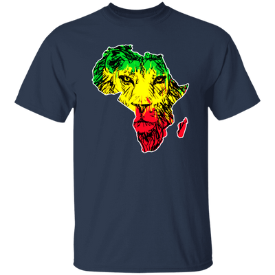 Africa Love Gift, Lion In Africa Map, Black History Gift, My Love Matter Unisex T-Shirt