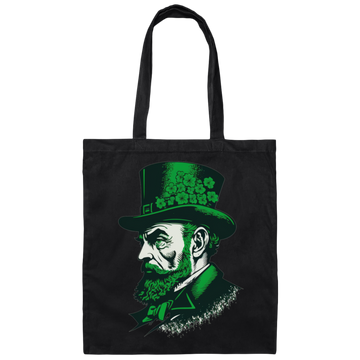 Patrick Lover, St Patrick, Men Of Patrick Day, Shamrock Hat Lover Canvas Tote Bag
