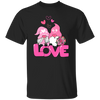 Gnome Couple, Cute Couple, Pink Gnome, Love Couple, Valentine's Day, Trendy Valentine Unisex T-Shirt