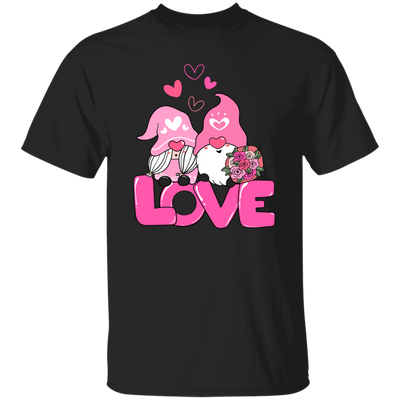 Gnome Couple, Cute Couple, Pink Gnome, Love Couple, Valentine's Day, Trendy Valentine Unisex T-Shirt