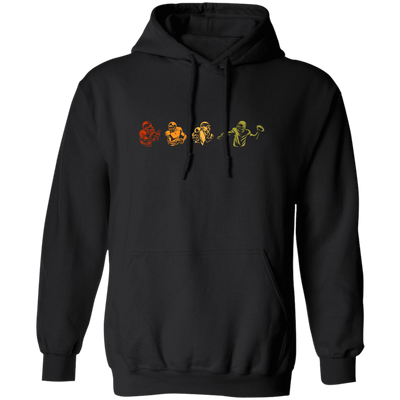 Evolution Of American Football. Retro Football Lover Gift Pullover Hoodie