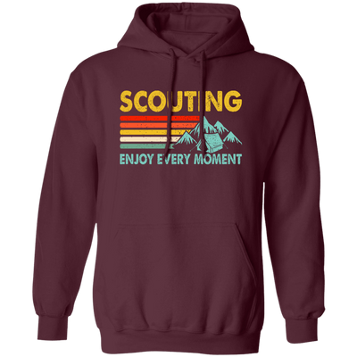 Scouting Enjoy Every Moment, Retro Scouting Pullover Hoodie