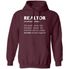 Realtor Meaning, Tour Guide, Consultant, Therapist, Advisor Pullover Hoodie