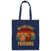 Sloth Friends We Are Best Friends Canvas Tote Bag