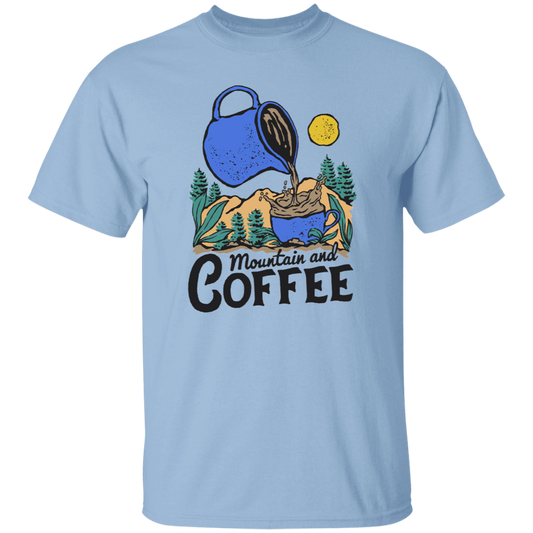 Mountain And Coffee, Wet The Plant, Wet By Coffee Unisex T-Shirt