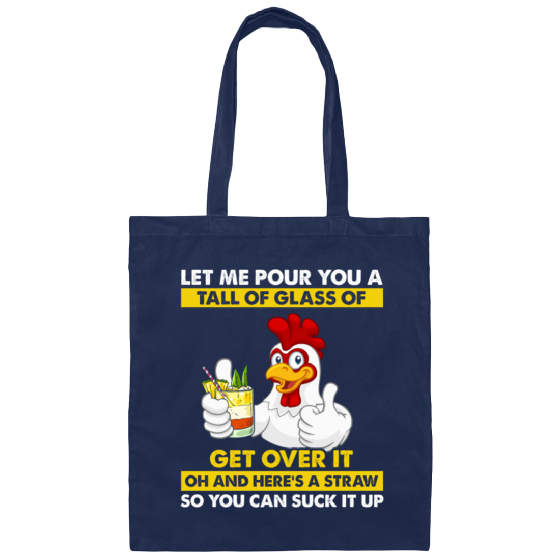 Let Me Pour You A Tall Of Glass, Humorous Farmer Training Horticulturing Canvas Tote Bag