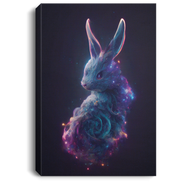 Galaxies Bunny, Spirals In Space, Nebulae In The Shape Of A Rabbit Canvas