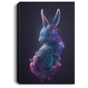 Galaxies Bunny, Spirals In Space, Nebulae In The Shape Of A Rabbit Canvas