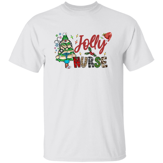 Jolly Nurse In Xmas, Merry Christmas With Your Nurse, Best Gift For Everyone Unisex T-Shirt
