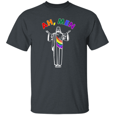 Jesus And LGBT, Ah Men, Funny Jesus, Gay Gift, Best For Gay Unisex T-Shirt