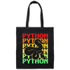 Boa Constrictor, Venom Ball, Python Snake, Reptile Colorful Snake Canvas Tote Bag