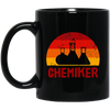 Chemistry Best Gift, Chemistry Science, Chemiker Gift, Retro Chemistry Black Mug