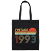 Birthday Gift Vintage Classic Born In 1993 Gifts Canvas Tote Bag