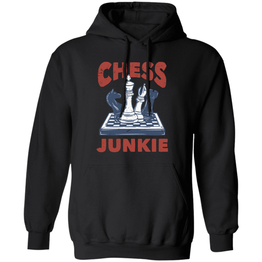 Chess Junkie, Chess, Chess Player, Chess Sport Pullover Hoodie