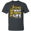 Christian Gift, Christian Statement, Love Jesus, Jesus Is The Truth Unisex T-Shirt