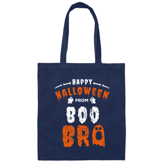 Happy Halloween Vintage, Boo Bro Funny, Lovely Halloween Canvas Tote Bag