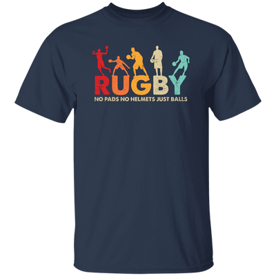 Rugby Lover, Retro Rugby, No Pads, No Helmets, Just Balls Unisex T-Shirt
