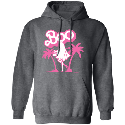 Maliboo, Ghost Boo, Ghost Pink, Pinky Ghost, Woman Boo Pullover Hoodie