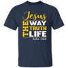 Christian Gift, Christian Statement, Love Jesus, Jesus Is The Truth Unisex T-Shirt