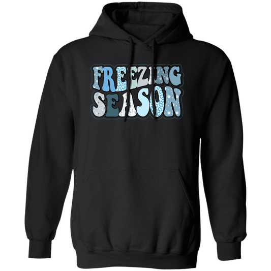 Freezing Season, Love Winter, Snow Season, Love Freezin' Season Pullover Hoodie