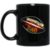 Football Dad, Birthday Day Gift, Love Football, Love Baseball, Best Gift Black Mug