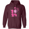 Happy New Year, 2024 New Year, Pink Bauble, Trendy New Year, Merry Christmas, Trendy Christmas Pullover Hoodie