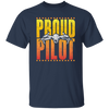 Drone Pilot, Flight Multicopter, Proud Of Pilot, Retro Airplane Love Gift Unisex T-Shirt