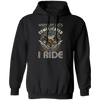 When Life Gets Complicated, I Ride, Retro Rider Pullover Hoodie