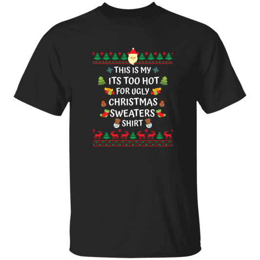 This Is My Christmas, Merry Christmas, Santa Pattern Unisex T-Shirt