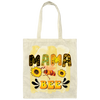 Mama Bee, Mother's Day Gifts, Bee Hard Working Canvas Tote Bag
