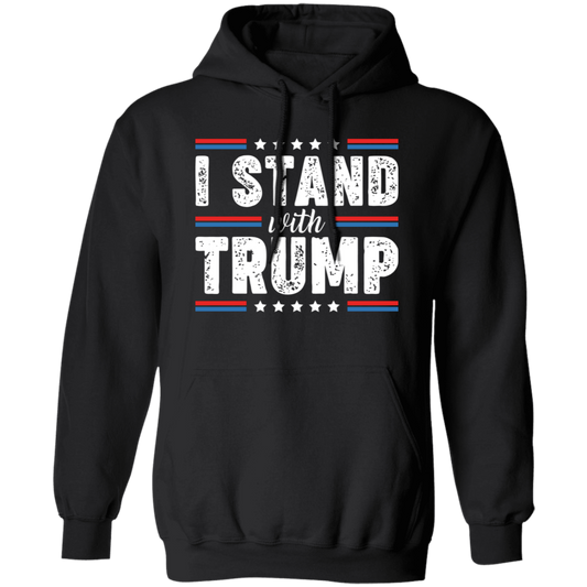 I Stand With Trump, Trump 2024, American Trump, Best Trump Pullover Hoodie