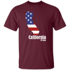 California 4th Of July Gift, California Is My Home, US State Gift Unisex T-Shirt