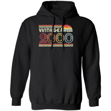 Bon In 2000, 2000s, Legend 2000 Gift Vintage Girl Boy Happy Pullover Hoodie