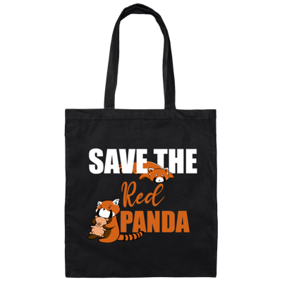 Save The Red Panda, Red Pandas Lover, Animals Protector Gift Canvas Tote Bag