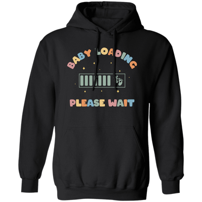 Baby Loading, Please Wait, Battery, Baby Energy Pullover Hoodie