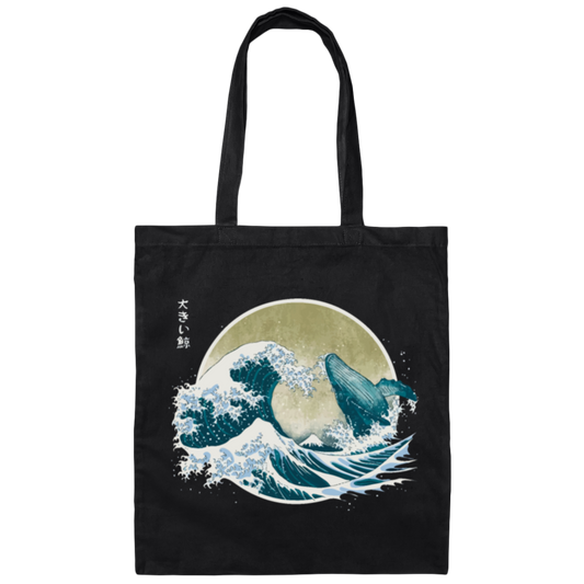 The Great Wave Off Kanagawa, Ramen Lover, Otaku Anime Canvas Tote Bag