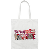 Love You All My Love Valentine Gift Canvas Tote Bag