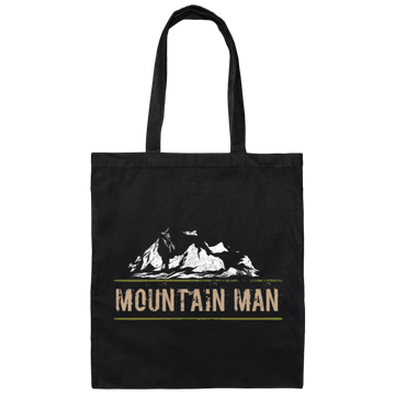Mountain Man Mountaineer Outdoors Nature Lover Canvas Tote Bag