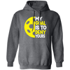 My Goal Is To Deny Your Target Sports Bowler, Bowling Gift, Love Bowling Pullover Hoodie