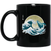 The Great Wave Off Kanagawa, Ramen Lover, Otaku Anime Black Mug