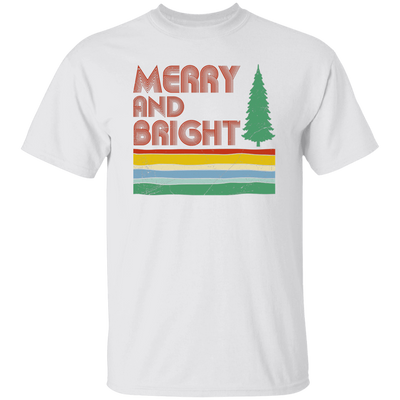 Merry And Bright, Retro Christmas, Love Christmas, Merry Christmas, Trendy Christmas Unisex T-Shirt