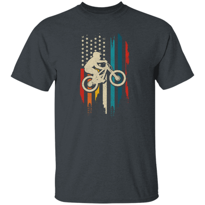 Mountain Bike, American Flag Vintage, Retro Style, Love Bikes, Best Bike Unisex T-Shirt