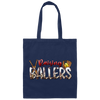 Love Sport, Ball Sport, Raising Ballers Gift, Love Baller Gift, Best Baller, Baller Lover Canvas Tote Bag