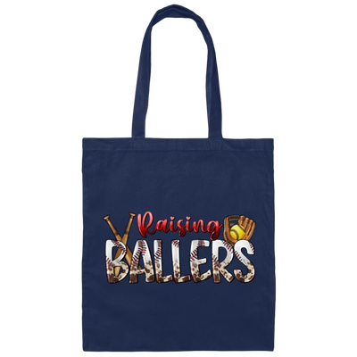 Love Sport, Ball Sport, Raising Ballers Gift, Love Baller Gift, Best Baller, Baller Lover Canvas Tote Bag