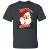 Christmas Vibes, Groovy Xmas, Cute Santa, Santa Face, Merry Christmas, Trendy Christmas Unisex T-Shirt